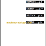 KOMATSU ML16-1R ML22-1R ML30-1R PARTS MANUAL