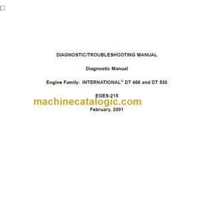 NAVISTAR DT466-DT530 DIAGNOSTIC MANUAL