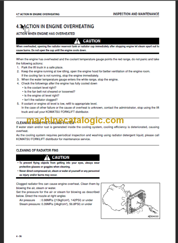 KOMASTU DF20 25 30(N) 35A OPERATION MANUAL