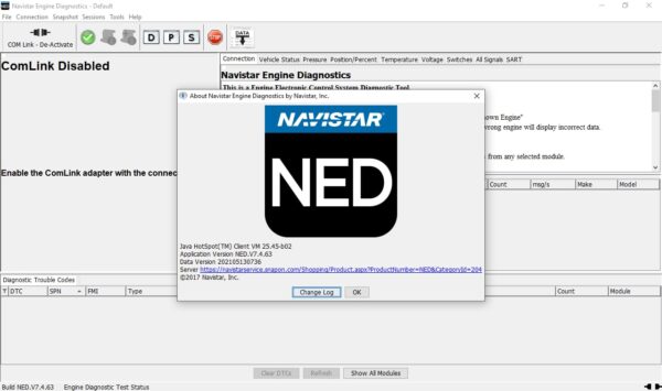 Navistar Engine Diagnostics (NED)