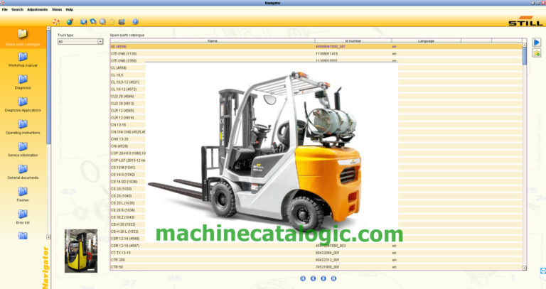 Still Electronic Documentation System (STILL STEDS Navigator)