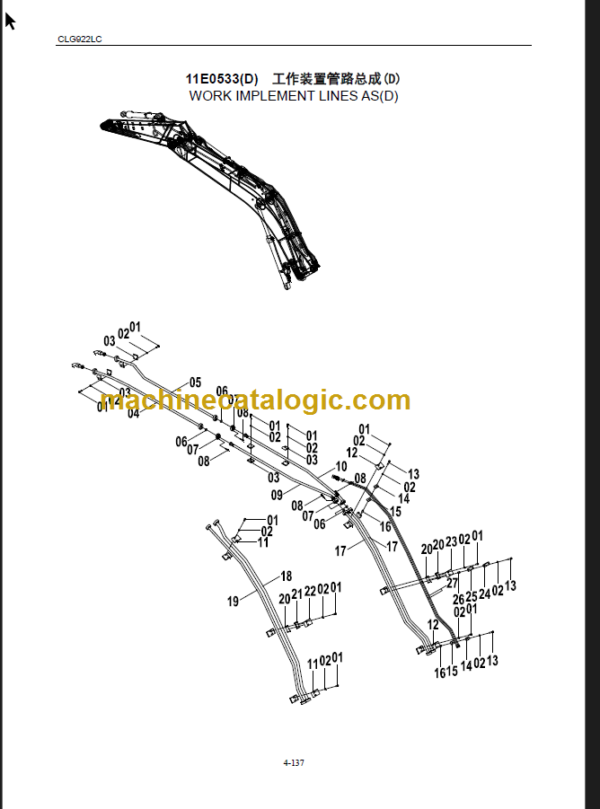 CLG922LC III PARTS CATALOG