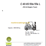 CLARK C40 45 50s 55s L SERVICE MANUAL
