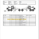 Volvo G740B Motor Grader Parts Manual