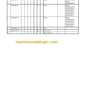 Volvo EC330B LC Parts Manual PDF