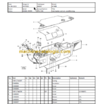 Volvo G740B Motor Grader Parts Manual