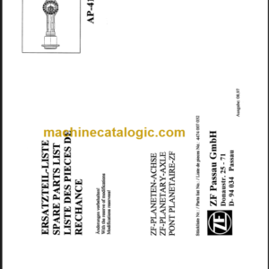 AP415 Axle Parts Catalogue(4474 007 032)