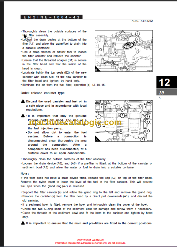 CLARK CMP40 50 SF35-45 SERVICE MANUAL