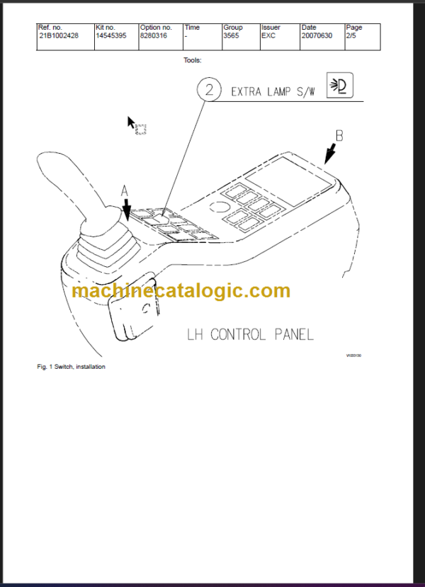 Volvo EC240B LC Excavator Operator Manual