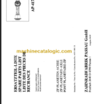 AP417 Axle Parts Catalogue(4474 008 136)