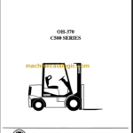 CLARK C500 SERIES OVERHUAL MANUAL