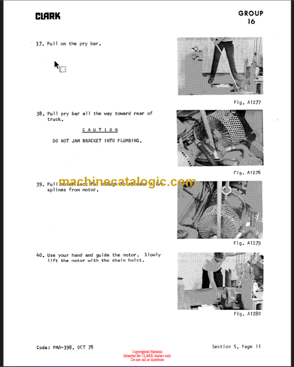 CLARK EC500-912 2ND REV PLANNED MAINTENANCE