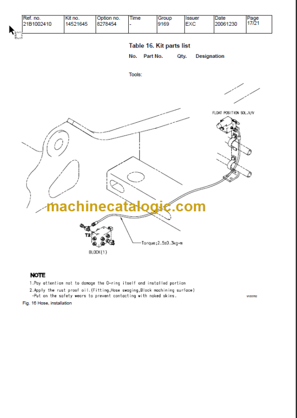 VOLVO EC160B NLC EXCAVATOR SERVICE REPAIR MANUAL