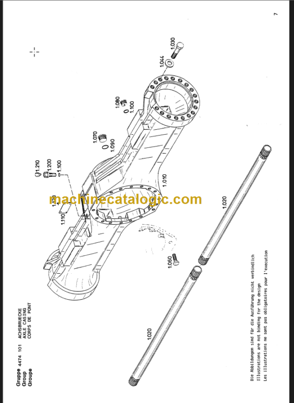 AP417 Axle Parts Catalogue(4474 008 136)