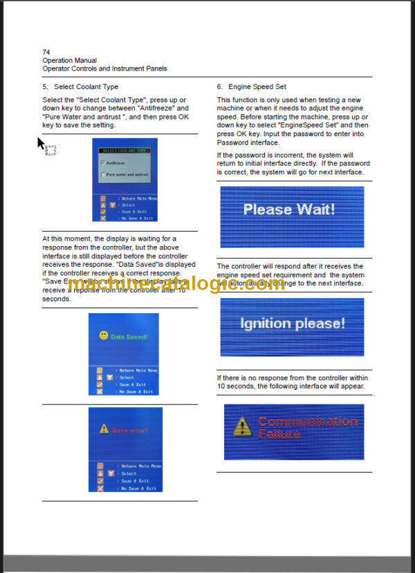 CLG922LC III-E OPERATION MANUAL