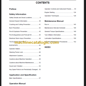 LIUGONG CLG 856 III OPERATION MANUAL 2011