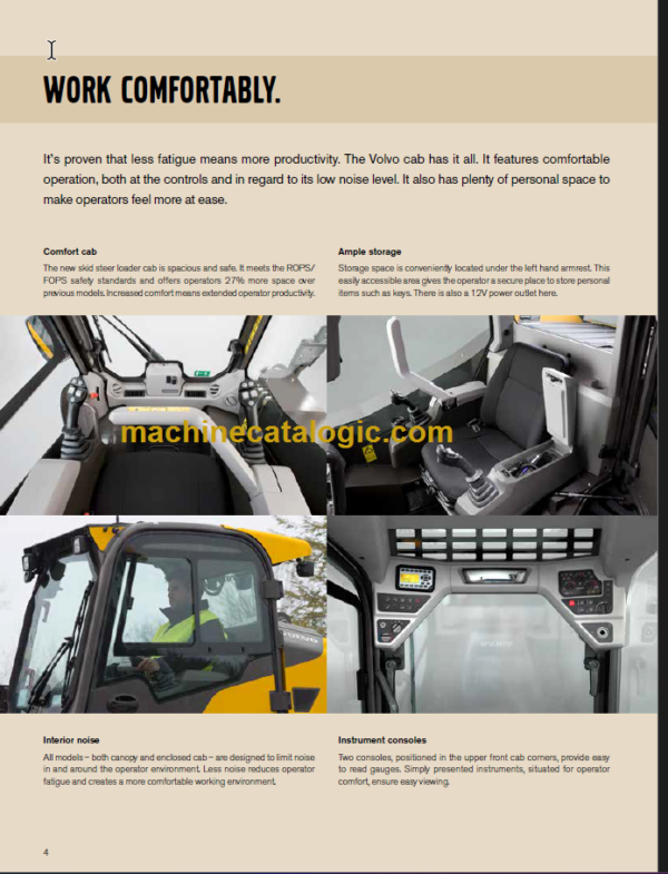 Volvo MC85C Skid Steer Loader Shop Manual