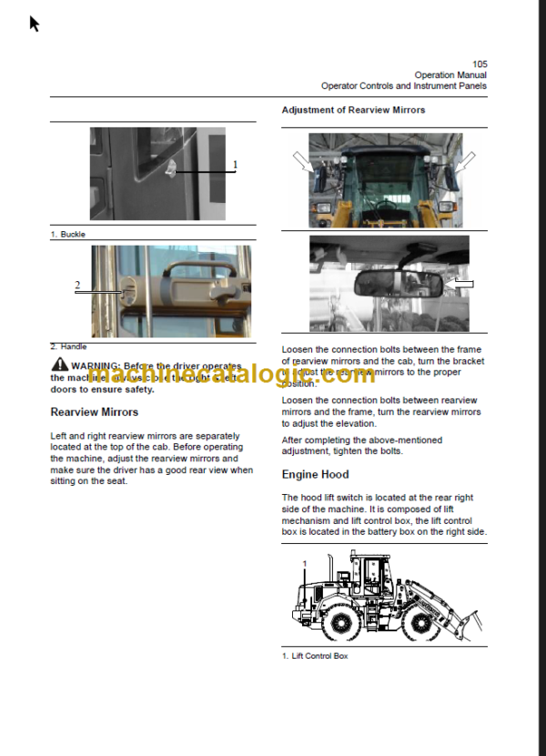 CLG 856 III OPERATION MANUAL 2011