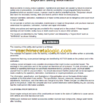 CLG906C III OPERATION MANUAL