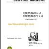 CLARK S20 25 30 32 C L G SERVICE MANUAL