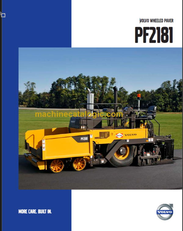 VOLVO PF2181 WHEELED PAVER SERVICE REPAIR MANUAL