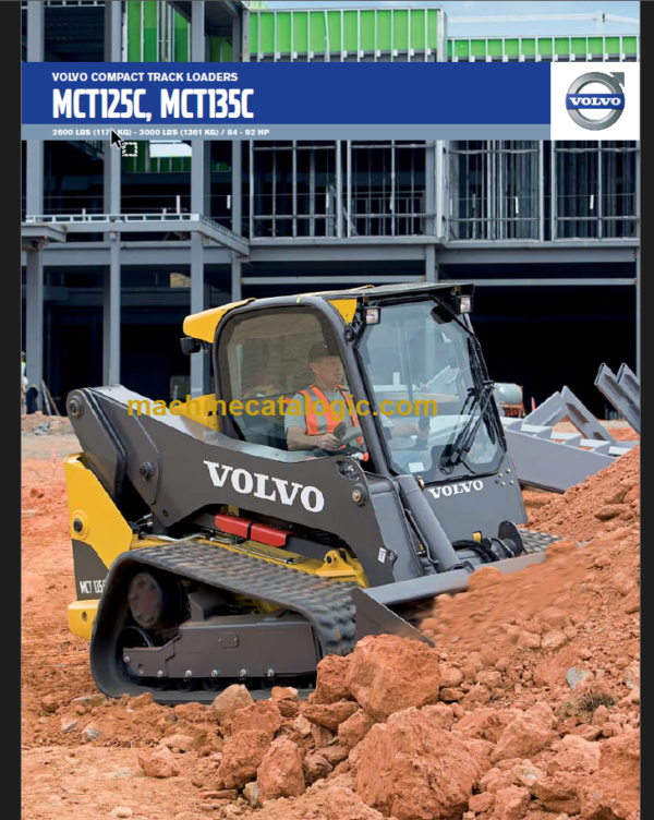 Volvo MCT125C MCT135c Skid Steer Service Repair Manual