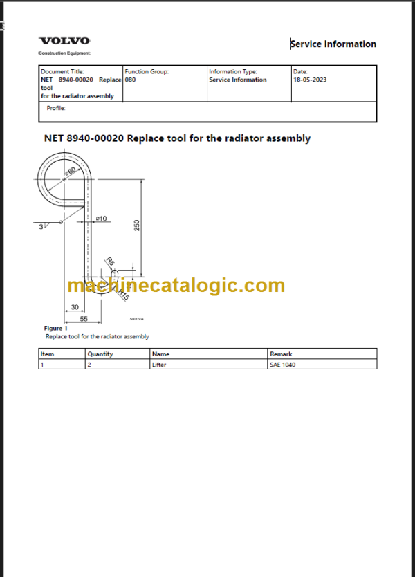 VOLVO EC460LC EXCAVATOR SERVICE REPAIR MANUAL