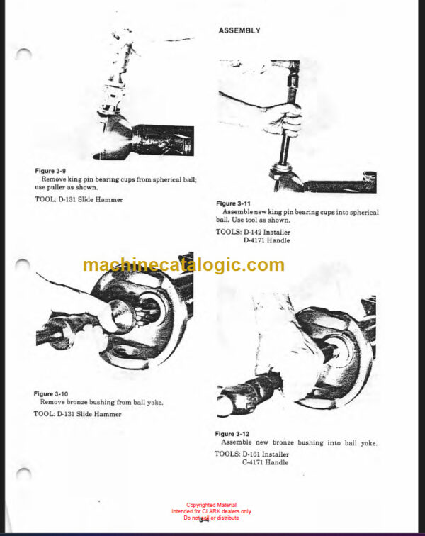 CLARK GT25 30 32 50 SERVICE MANUAL