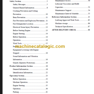 LIUGONG CLG 375 OPERATION MANUAL