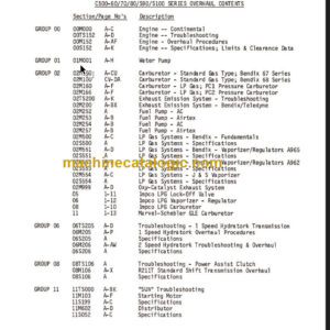 CLARK C500 (OH-370) Overhaul Manual