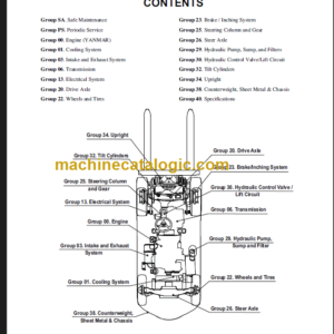 CLARK S20 25 30 35D SERVICE MANUAL