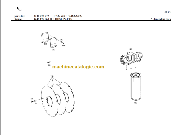 4WG258 Transmission Parts Catalogue