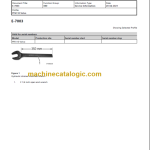 VOLVO PF6110 TRACKED PAVER SERVICE REPAIR MANUAL