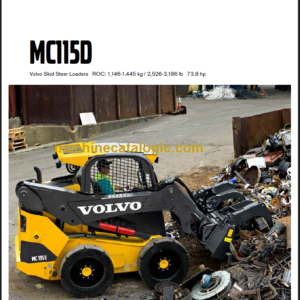 VOLVO MC115D SKID STEER SERVICE REPAIR MANUAL