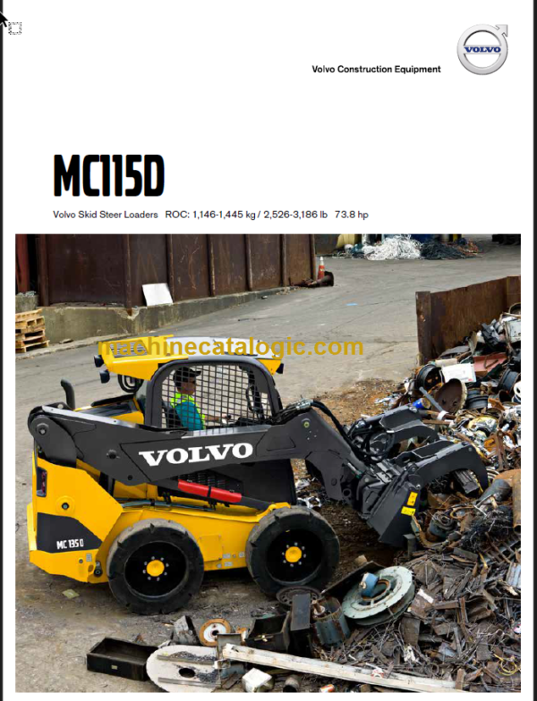 VOLVO MC115D SKID STEER SERVICE REPAIR MANUAL