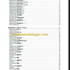 LIUGONG CLG 418 III PARTS CATALOG