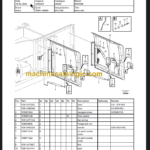 Volvo EW200B Excavator Parts Catalog Manual