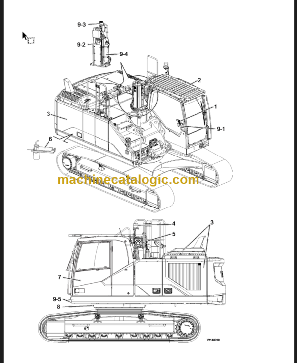 Volvo EC350E L Excavator Service Manual