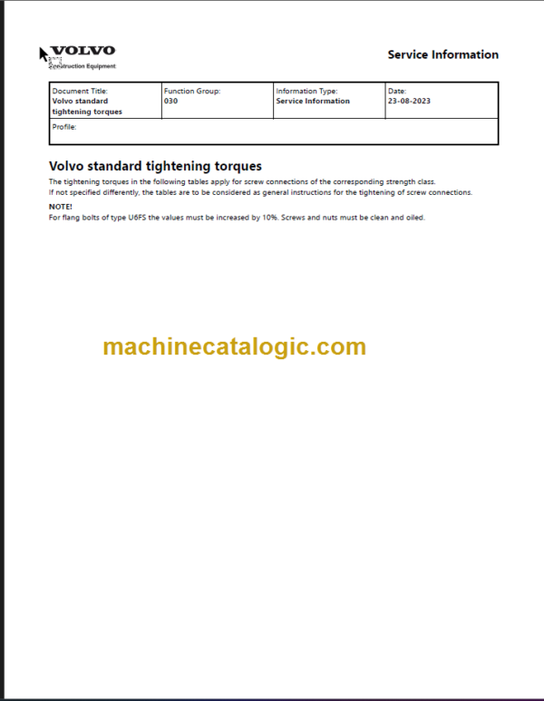 Volvo EC25 Compact Excavator Service Repair Manual