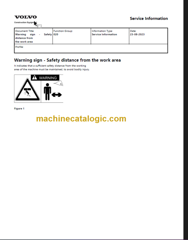 Volvo EC25 Compact Excavator Service Repair Manual