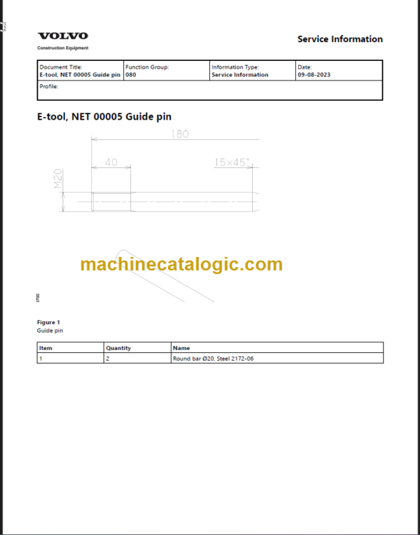 Volvo EC390 Excavator Service Repair Manual