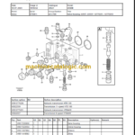 Volvo G940B Motor Grader Parts Manual