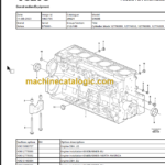 Volvo G960B Motor Grader Parts Manual