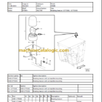Volvo G960B Motor Grader Parts Manual