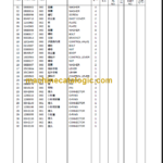 CLG2050 CE PARTS MANUAL