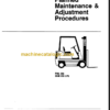CLARK C500 235 LPG Planned Maint & Adj Manuals