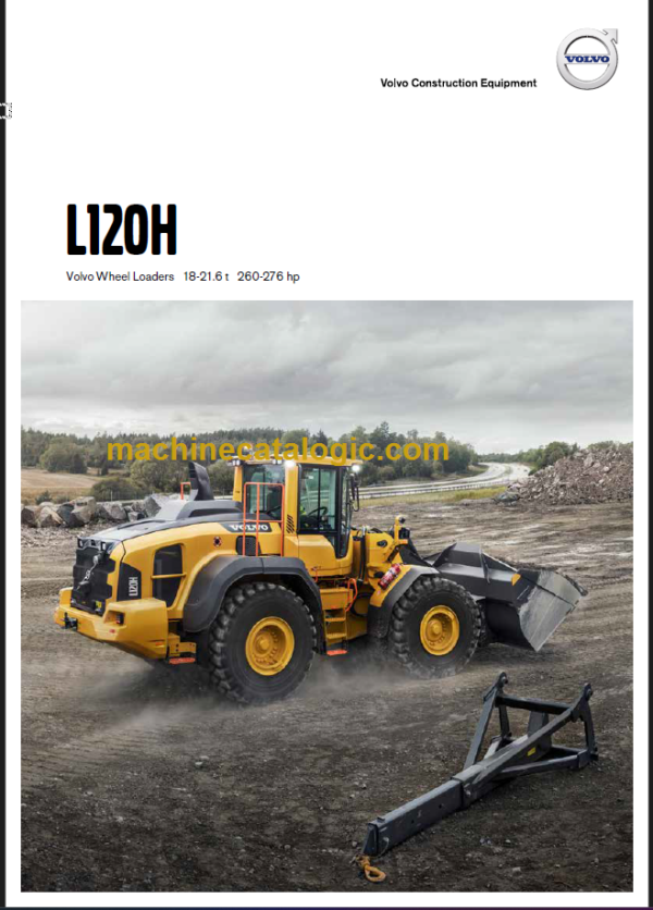 VOLVO L120H WHEEL LOADER PARTS MANUAL