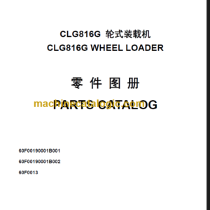 CLG816G PARTS MANUAL