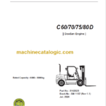 CLARK C60 70 75 80D SERVICE MANUAL