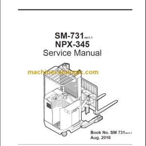 CLARK NPX-345 SERVICE MANUAL